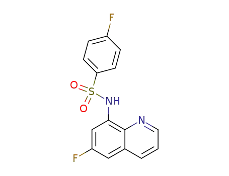 4-fluoro-benzenesulfonic acid-(6-fluoro-[8]quinolylamide)