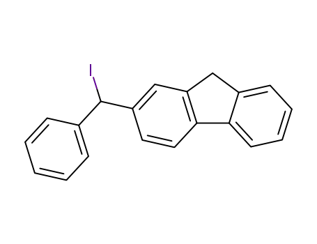Molecular Structure of 858800-55-2 (2-(α-iodo-benzyl)-fluorene)