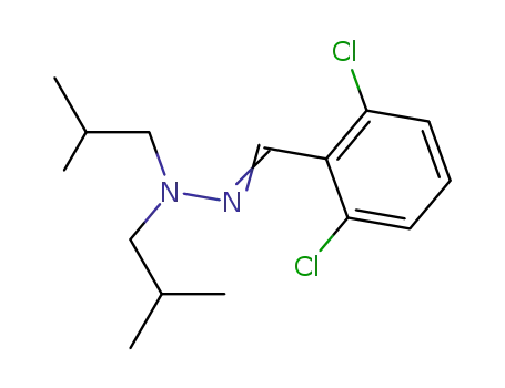 N,N-Diisobutyl-N'-(2,6-dichlorbenzyliden)-hydrazin