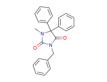 3-benzyl-1-methyl-5,5-diphenyl-imidazolidine-2,4-dione