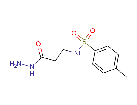 Molecular Structure of 2370-40-3 (b-Alanine, N-[(4-methylphenyl)sulfonyl]-, hydrazide)