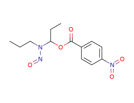 Molecular Structure of 53198-42-8 (1-Propanol, 1-(nitrosopropylamino)-, 4-nitrobenzoate (ester))