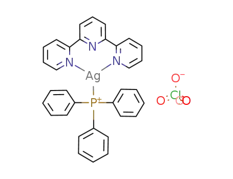 Ag(2,2',2''-terpyridyl)(triphenylphosphine)ClO<sub>4</sub>
