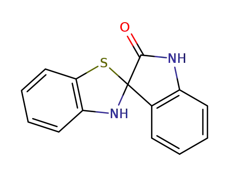 Molecular Structure of 120105-59-1 (3’H-spiro[indole-3,2’-[1,3]]benzothiazole-2(1H)-one)