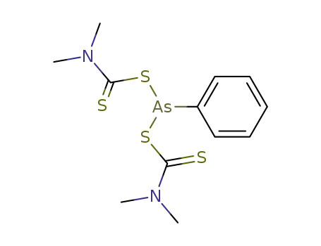 Molecular Structure of 24344-29-4 (dimethylthiocarbamic acid phenylarsonous acid-thioanhydride)