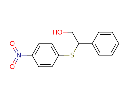 Benzeneethanol, b-[(4-nitrophenyl)thio]-