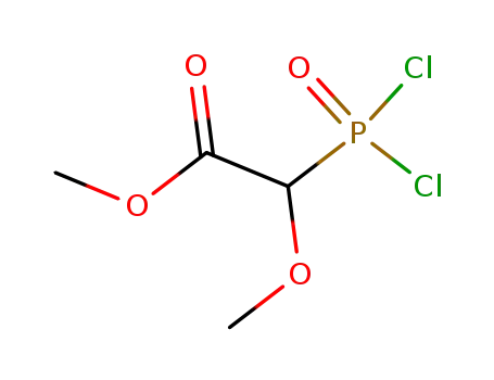 Molecular Structure of 61368-80-7 (Acetic acid, (dichlorophosphinyl)methoxy-, methyl ester)