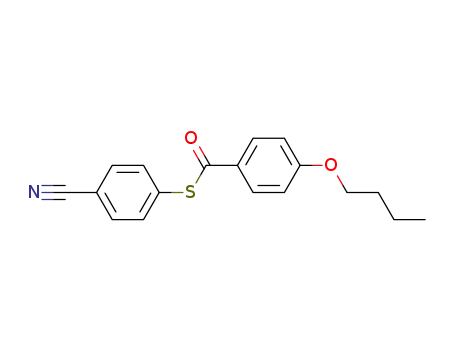 4-Butoxy-thiobenzoic acid S-(4-cyano-phenyl) ester