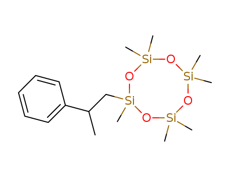 Cyclotetrasiloxane, heptamethyl(2-phenylpropyl)-
