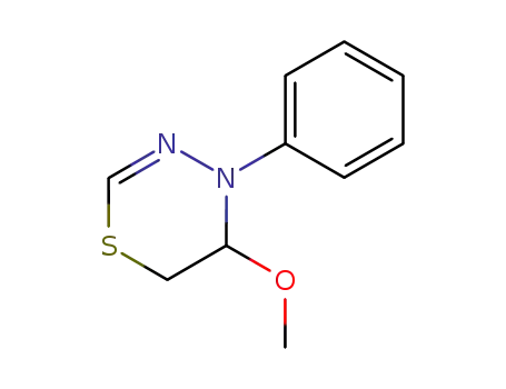 Molecular Structure of 96286-28-1 (5-Methoxy-4-phenyl-5,6-dihydro-4H-[1,3,4]thiadiazine)