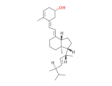 Molecular Structure of 51744-67-3 (9,10-Secoergosta-1(10),5,7,22-tetraen-3-ol,(3â,5E,7E,22E)- )