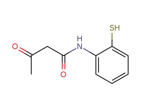 Molecular Structure of 85707-84-2 (Butanamide, N-(2-mercaptophenyl)-3-oxo-)
