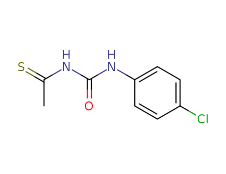 Molecular Structure of 113985-05-0 (Ethanethioamide, N-[[(4-chlorophenyl)amino]carbonyl]-)