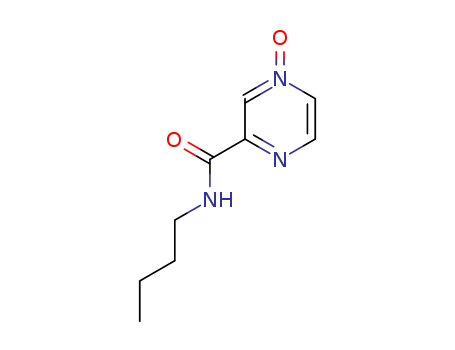 Pyrazinecarboxamide, N-butyl-, 4-oxide