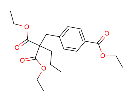 triethyl 2-propyl-2-(4-carboxybenzyl)-1,3-propanedioate