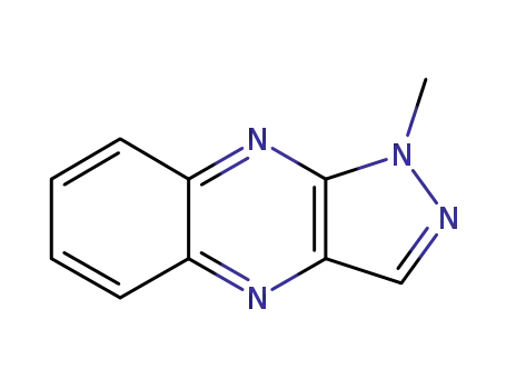 Molecular Structure of 30191-76-5 (1H-Pyrazolo[3,4-b]quinoxaline, 1-methyl-)
