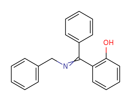 Phenol, 2-[phenyl[(phenylmethyl)imino]methyl]-