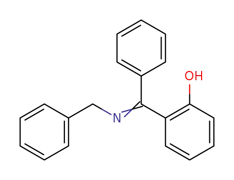 Molecular Structure of 17813-33-1 (Phenol, 2-[phenyl[(phenylmethyl)imino]methyl]-)
