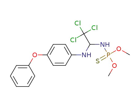 O,O-dimethyl-N-[2,2,2-trichloro-1-(4-phenoxyphenylamino)ethyl] phosphoramidothioate