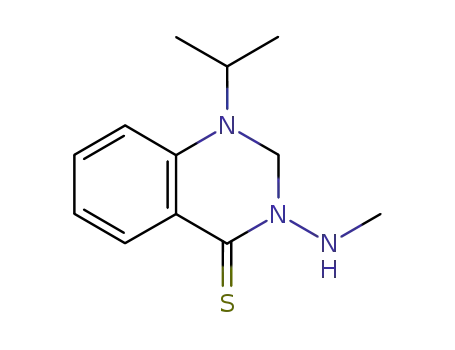 4(1H)-Quinazolinethione,
2,3-dihydro-3-(methylamino)-1-(1-methylethyl)-