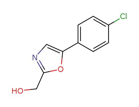 Molecular Structure of 109544-14-1 ([5-(4-chlorophenyl)oxazol-2-yl]methanol)