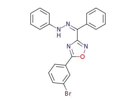 Methanone, [5-(3-bromophenyl)-1,2,4-oxadiazol-3-yl]phenyl-,
phenylhydrazone, (Z)-