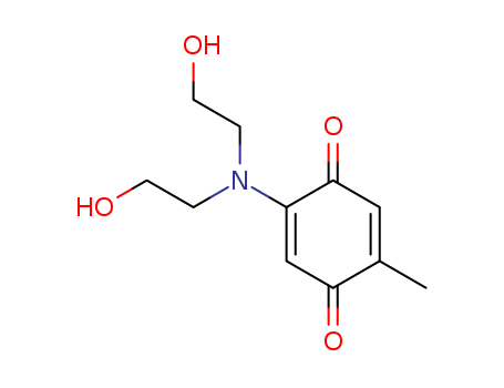 2,5-Cyclohexadiene-1,4-dione, 2-[bis(2-hydroxyethyl)amino]-5-methyl-