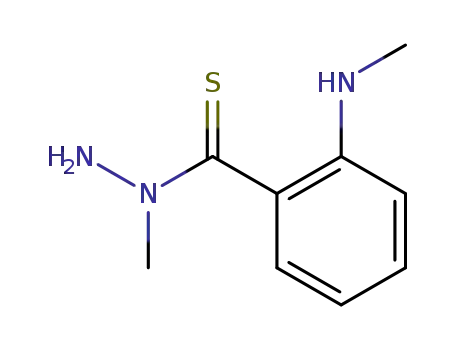 Benzenecarbothioic acid, 2-(methylamino)-, 1-methylhydrazide