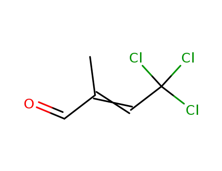 Molecular Structure of 68143-01-1 (2-Butenal, 4,4,4-trichloro-2-methyl-)