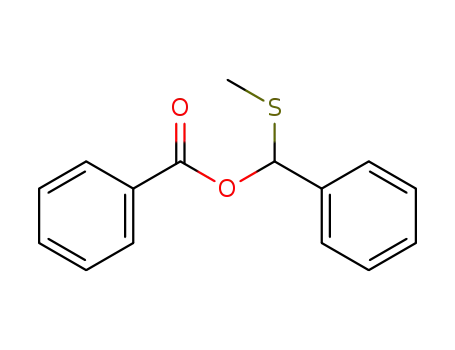 (α-Benzoyloxy-benzyl)-methyl-sulfid