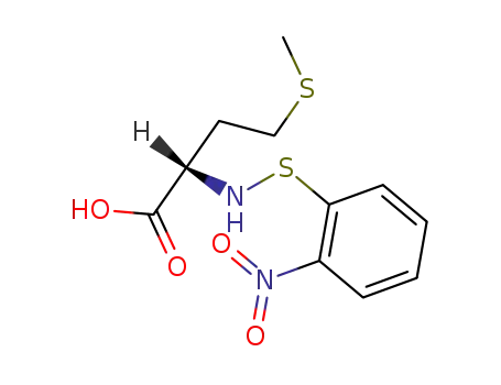 Molecular Structure of 5208-23-1 (L-Methionine, N-[(2-nitrophenyl)thio]-)