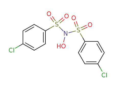 Molecular Structure of 56410-25-4 (Benzenesulfonamide, 4-chloro-N-[(4-chlorophenyl)sulfonyl]-N-hydroxy-)