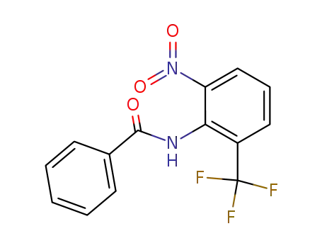 Molecular Structure of 121408-38-6 (Benzamide, N-[2-nitro-6-(trifluoromethyl)phenyl]-)
