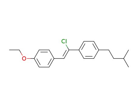 4'-Ethoxy-4-(3-methylbutyl)-α-chlor-trans-stilben