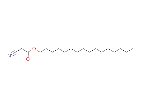 Molecular Structure of 178246-71-4 (Acetic acid, cyano-, hexadecyl ester)