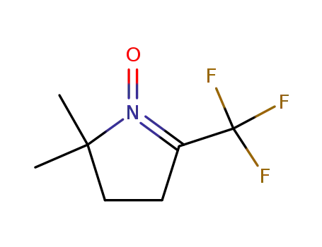 2H-Pyrrole, 3,4-dihydro-2,2-dimethyl-5-(trifluoromethyl)-, 1-oxide
