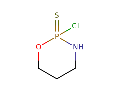Molecular Structure of 19733-70-1 (2H-1,3,2-Oxazaphosphorine, 2-chlorotetrahydro-, 2-sulfide)