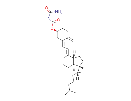 (3<i>S</i>)-3-allophanoyloxy-9,10-seco-cholestatriene-(5<i>t</i>,7<i>c</i>,10<sup>(19)</sup>)