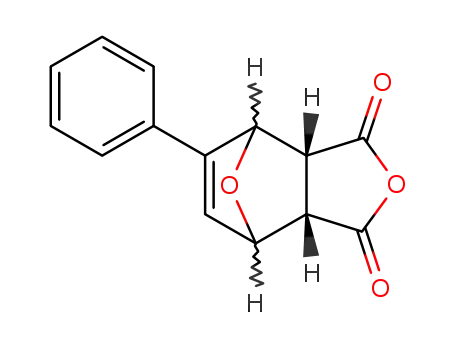 (+/-)(1Ξ,2Ξ)-5-phenyl-7-oxa-norborn-5-ene-2<i>r</i>,3<i>c</i>-dicarboxylic acid-anhydride