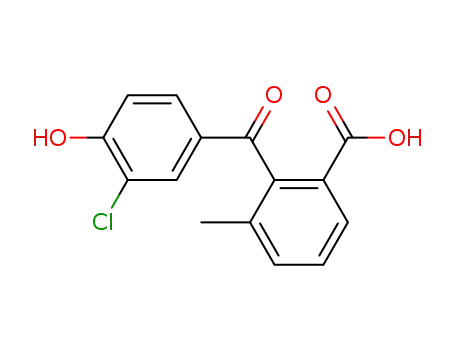 2-(3-chloro-4-hydroxy-benzoyl)-3-methyl-benzoic acid