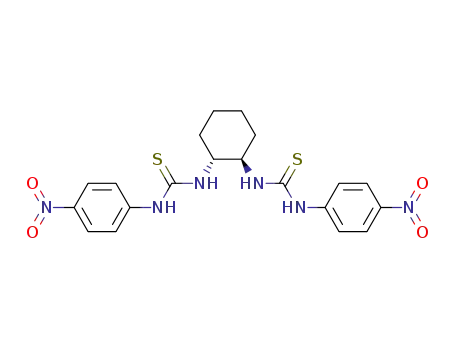 Molecular Structure of 1402216-64-1 ((1R,2R)-1,2-bis[N-(4-nitrophenyl)thiourea]cyclohexane)