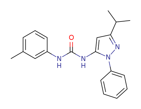 Urea, N-[3-(1-methylethyl)-1-phenyl-1H-pyrazol-5-yl]-N'-(3-methylphenyl)-