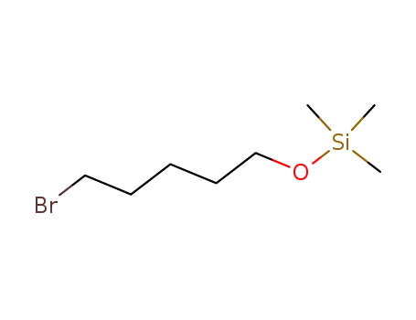 Molecular Structure of 18294-13-8 (Silane, [(5-bromopentyl)oxy]trimethyl-)