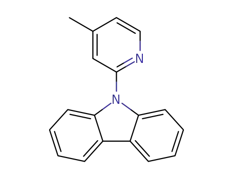 Molecular Structure of 1570075-58-9 (9-(4-methylpyridin-2-yl)-9H-carbazole)