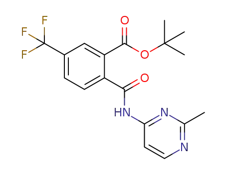 N-(2-methylpyrimidin-4-yl)-5-trifluoromethylphthalamic acid tert-butyl ester