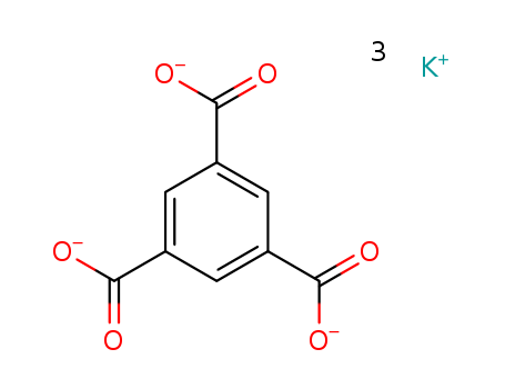Molecular Structure of 15999-89-0 (1,3,5-Benzenetricarboxylic acid, tripotassium salt)