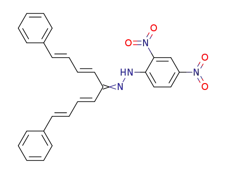 1<i>t</i>,9<i>t</i>-diphenyl-nona-1,3<i>t</i>,6<i>t</i>,8-tetraen-5-one-(2,4-dinitro-phenylhydrazone)