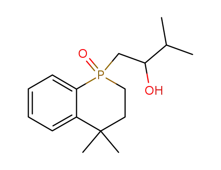 Molecular Structure of 311806-50-5 (1-(2-Hydroxy-3-methylbutyl)-4,4-dimethyl-1,2,3,4-tetrahydrophosphinoline oxide)