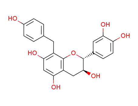 8-(p-hydroxybenzyl)-(+)-catechin
