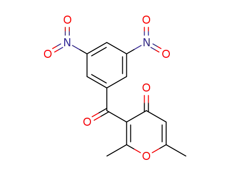 3-(3,5-dinitro-benzoyl)-2,6-dimethyl-pyran-4-one